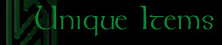Unique Items