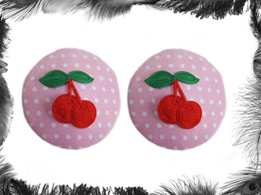 Polka Dot & Cherries burlesque Pasties