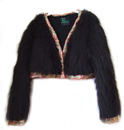 fur & embroidery jacket