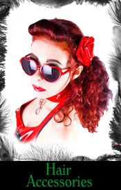 gothic, rockabilly, steampunk hair accessories