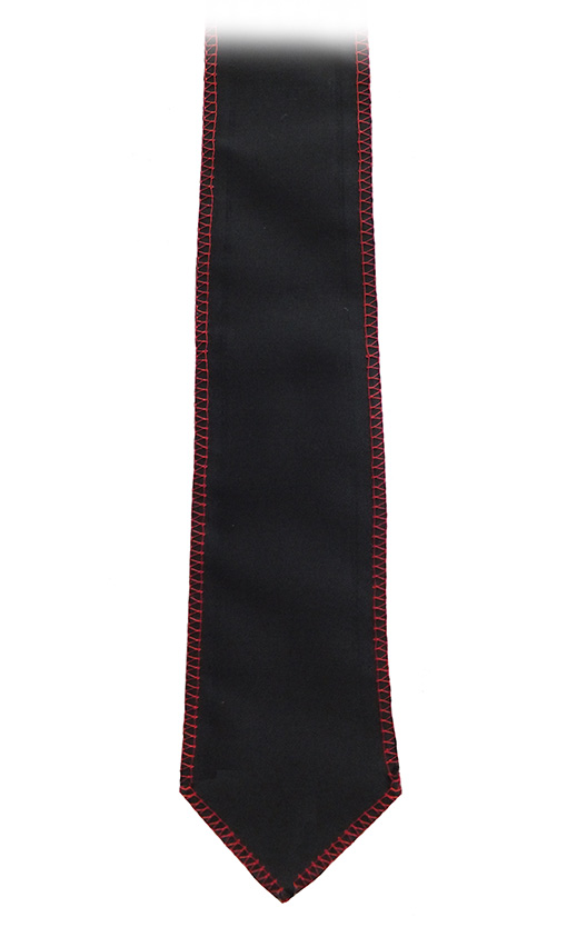 Contrast Stitch Industrial Gothic Tie