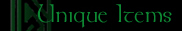 Unique Items