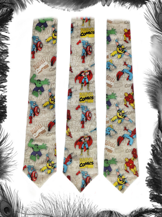 avengers superhero ties