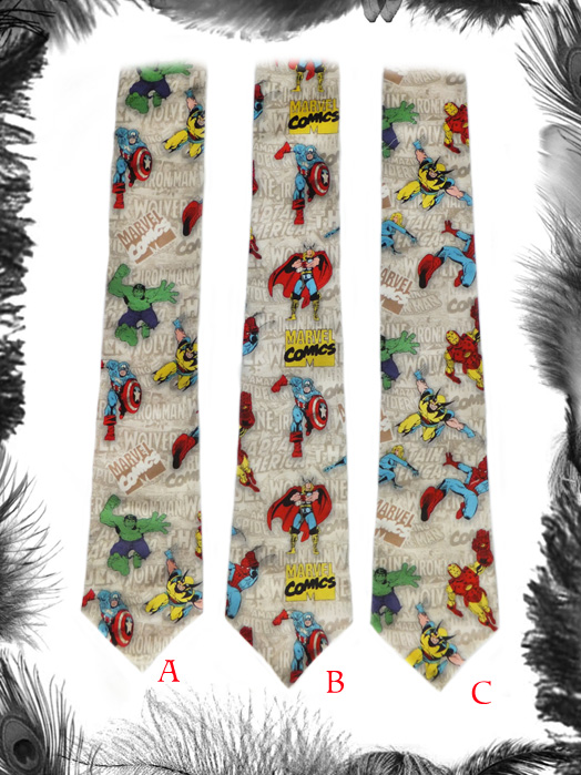 Superheroes Avengers Tie, Comic, Geek Superheroes Avengers Tie, Comic, Geek