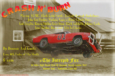 crash n burn flyer