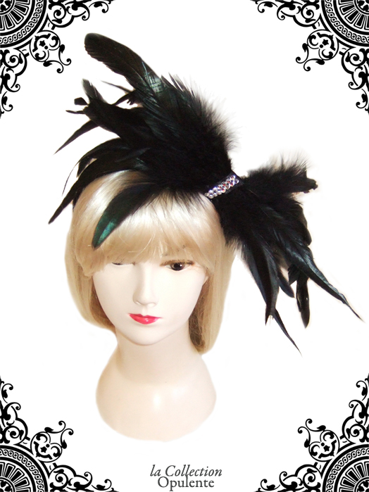 Swarovski & Feathers Couture Fascinator