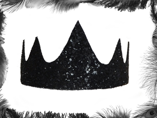 Sparkly Glitter Crown, Party wear