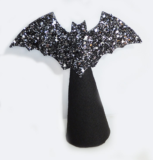 gothic bat christmas tree topper decoration