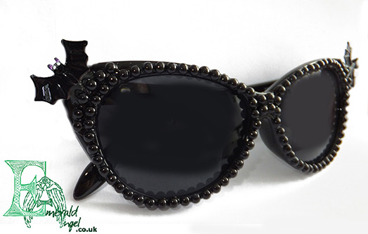 gothic bats sun glasses