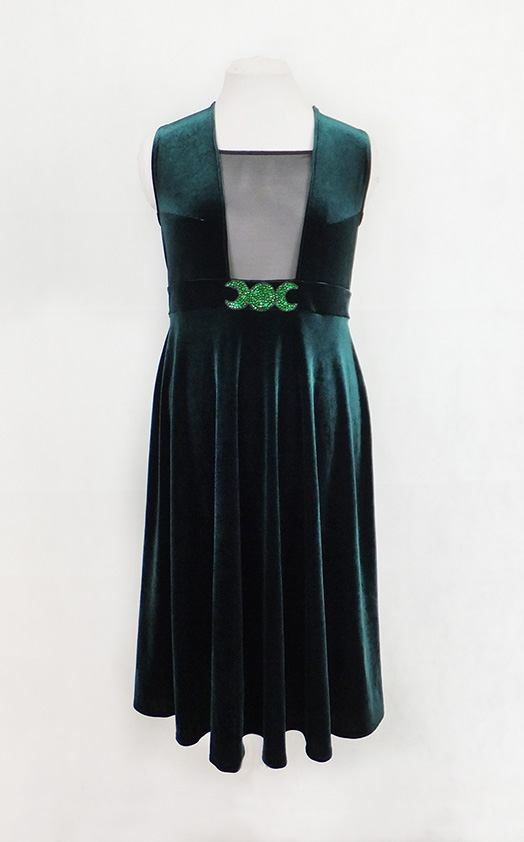 gothic velvet moon dress