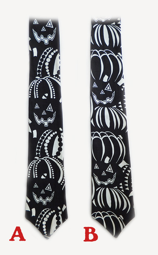 Pumpkin Halloween Tie