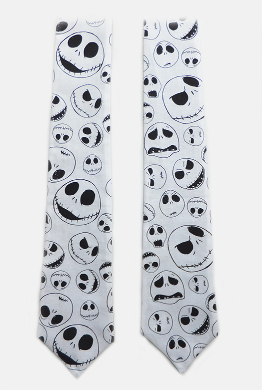 jack skellington gothic tie