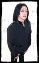 pvc pinstripe guys jacket gothic