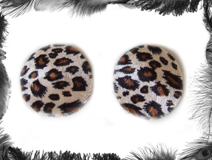 Leopard Print burlesque Pasties, Burleque Wear