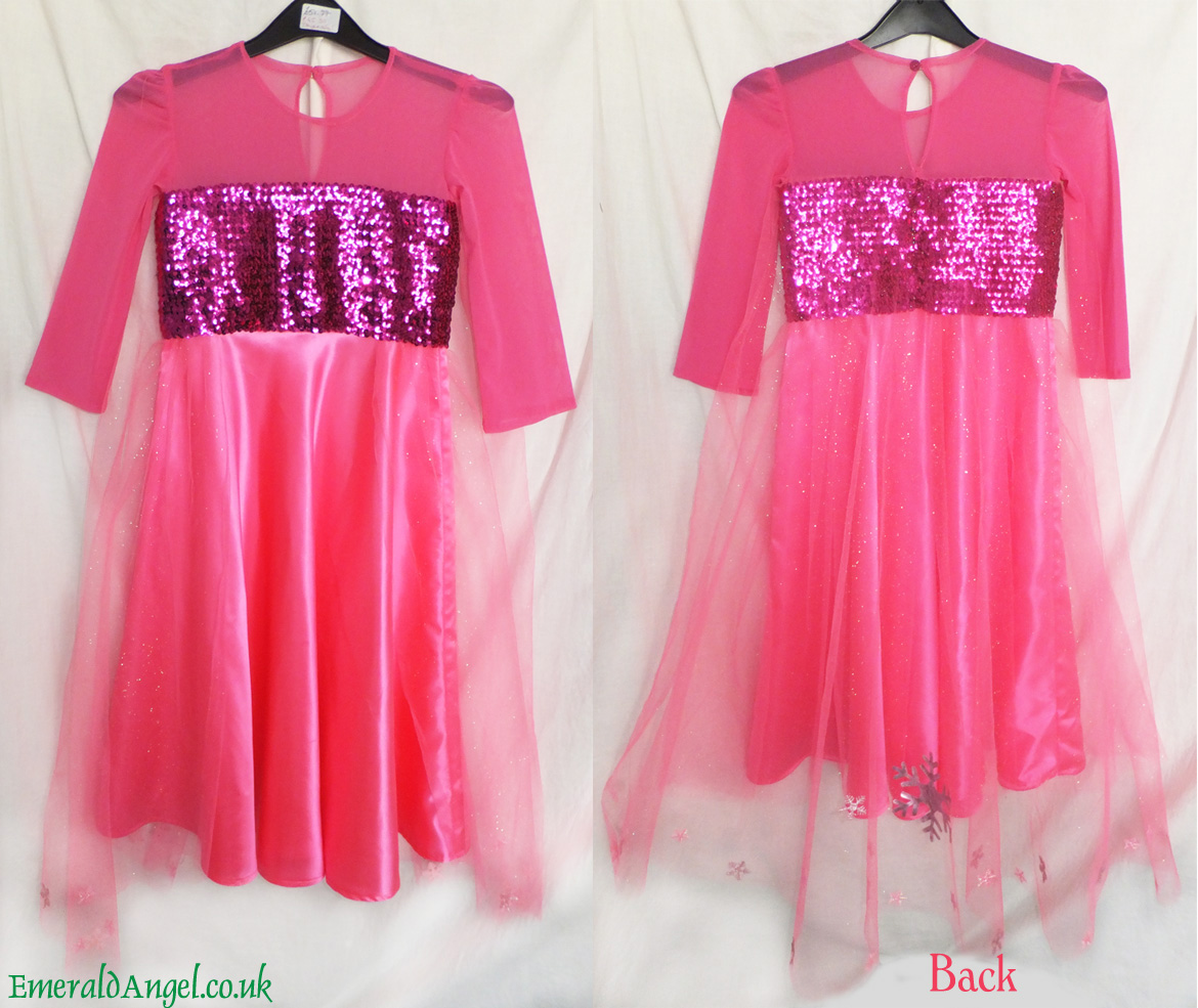 pink elsa dress