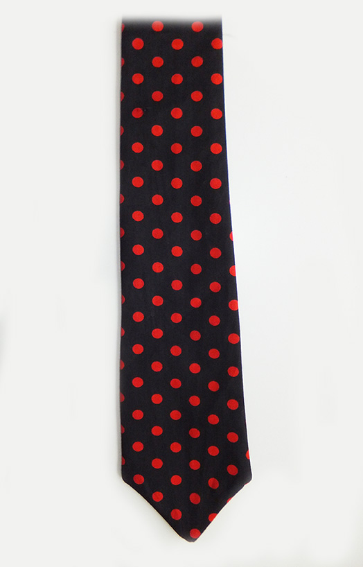 polka dot tie