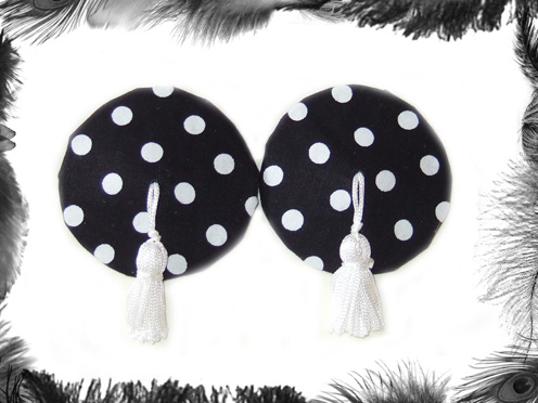 polka dot burlesque tassels burlesque