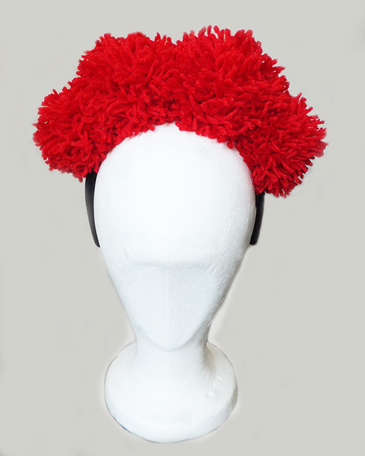 pom poms headband