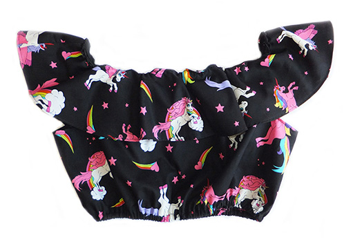 unicorn crop top