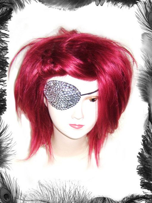 Rhinestone Eye Patch, Glam, Pirate Rhinestone Eye Patch, Glam, Pirate