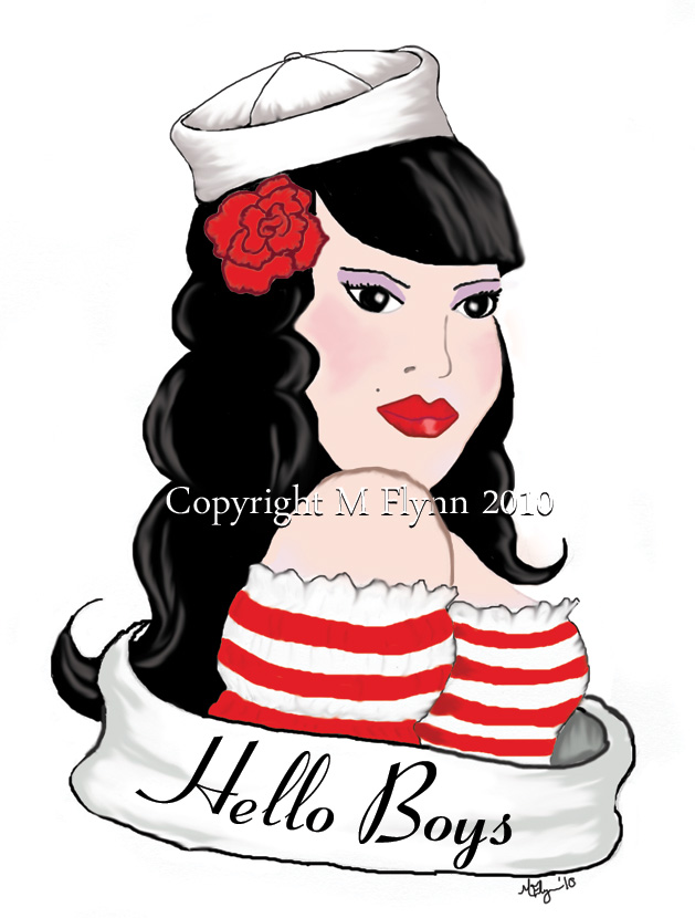 sailor pin up