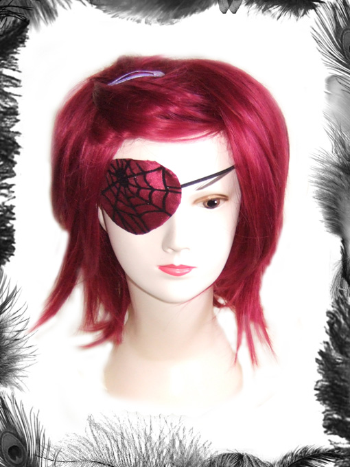Spider Web Eye Patch, Gothic, Pirate Spider Web Eye Patch, Gothic, Pirate