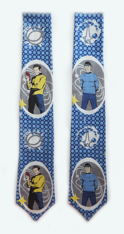 star trek kirk spock neck tie