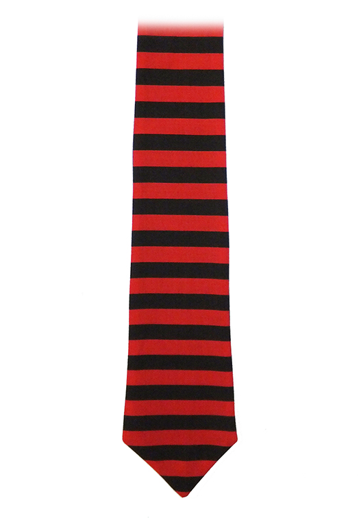 stripe gothic industrial tie