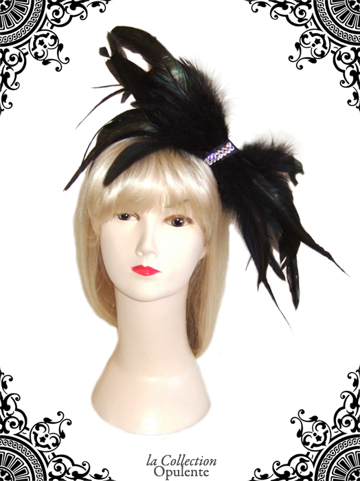 Swarovski & Feathers Couture Fascinator