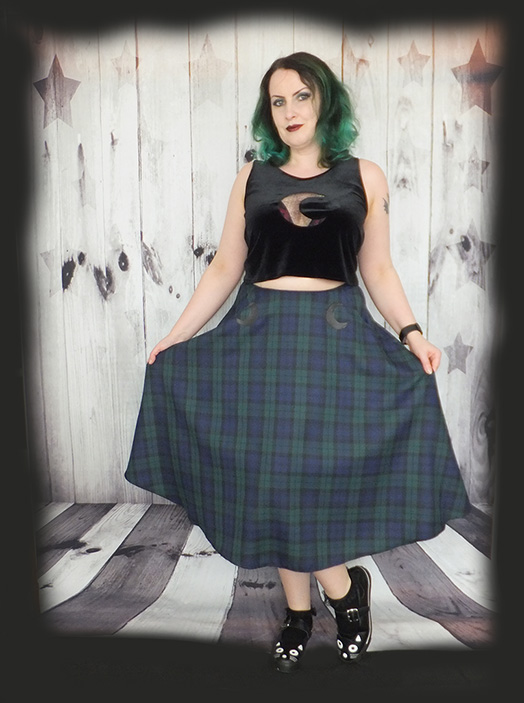 Tartan Moon Skirt