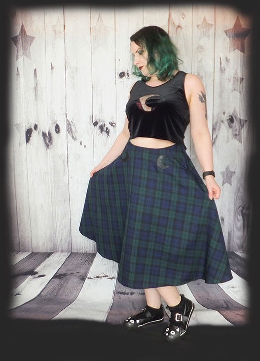 Tartan Moon Skirt