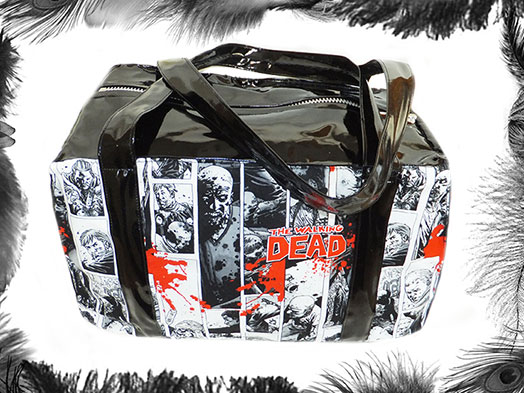 the walking dead and pvc handbag, zombie, horror