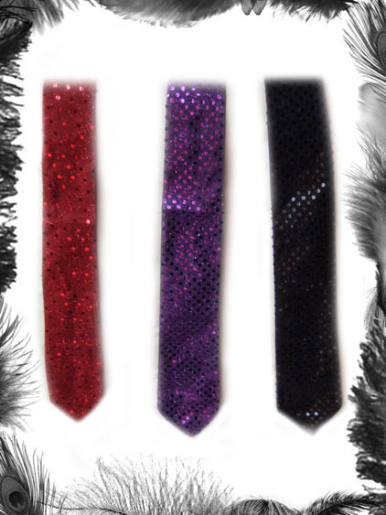 Sparkly Sequin Ties