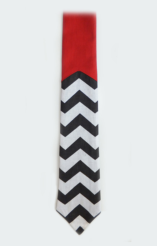 twin peaks inspired tie