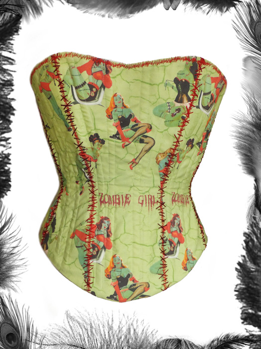 Zombie Pin Up Corset Zombie